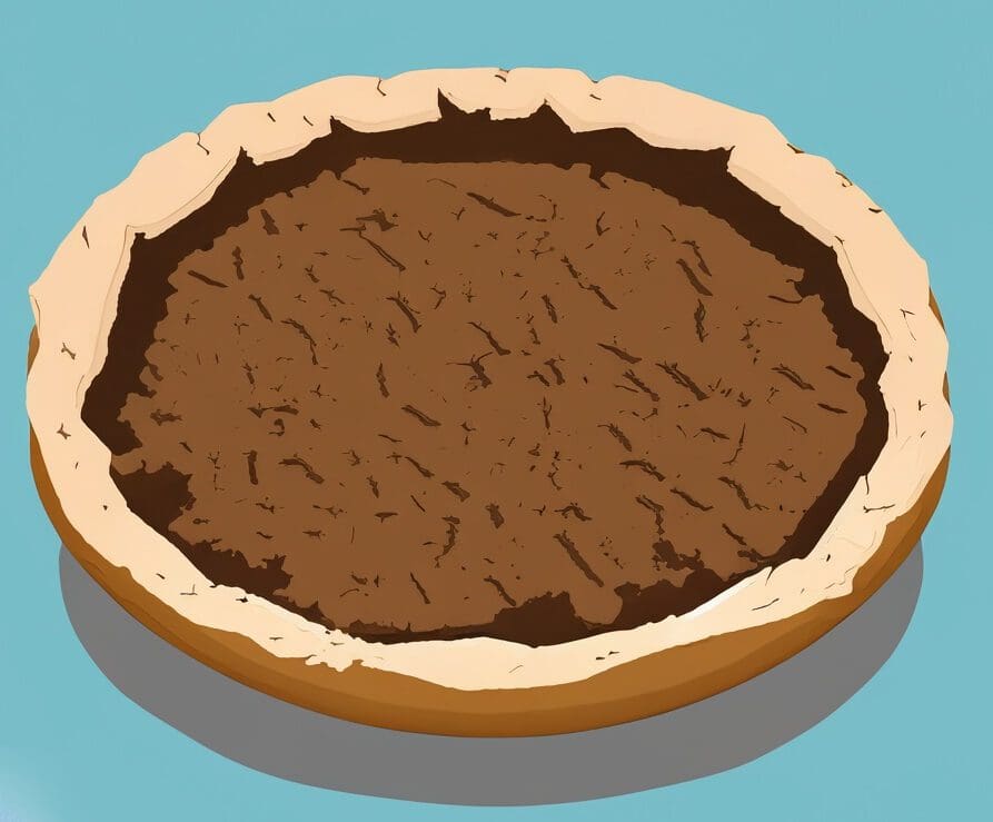 a pie.