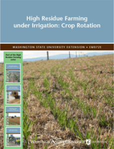 High resiliency farming under irrigation crop rotation.