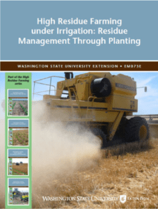 High resiliency farming under irrigation resiliency management through planting.