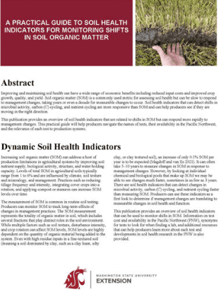 A practical guide to soil health in organic matter.