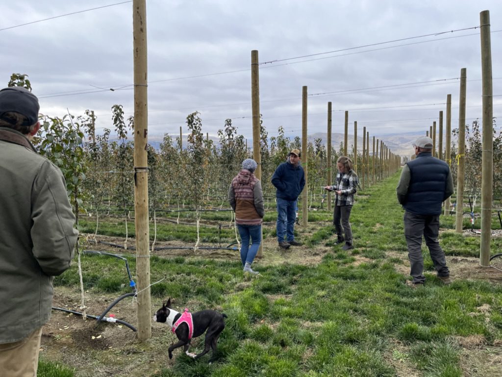 Local stakeholders met at the newly established LTARE site to determine management practices for the following year.