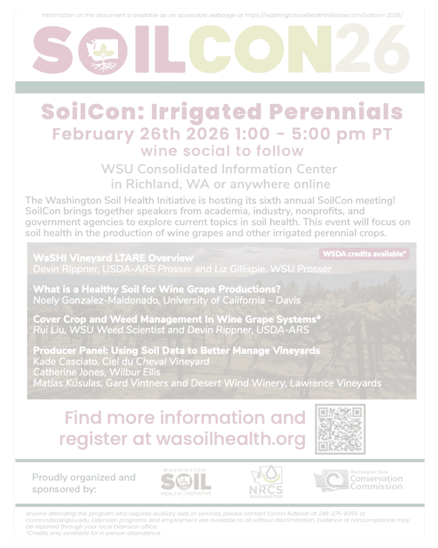 Flyer for Irrigated Perennials SoilCon